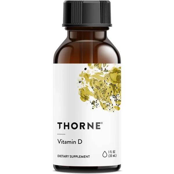 Thorne Research, Vitamin D Liquid, 1 fl oz (30 ml)