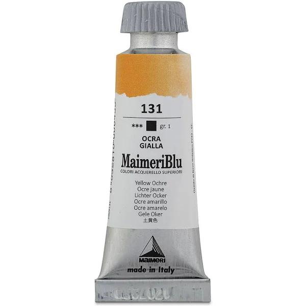 Maimeri Blu Watercolour Paint 12ml Yellow Ochre