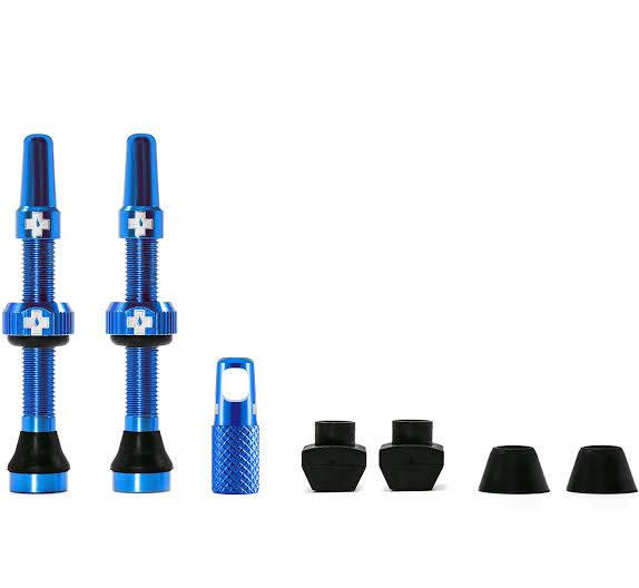 Muc Off Tubeless Valve Kit Blue / 44mm