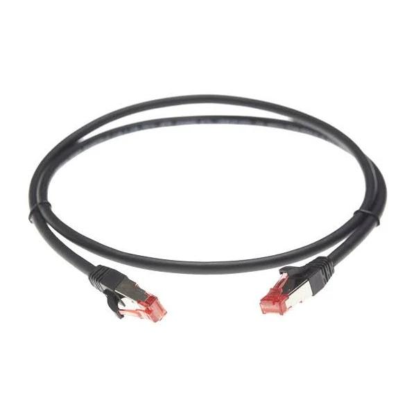 4Cabling 0.75m Cat 6A S/FTP LSZH Ethernet Network Cable - Black