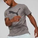 Puma Mens Favourite Heather Cat Train Tee Medium Gray Heather / 3XL