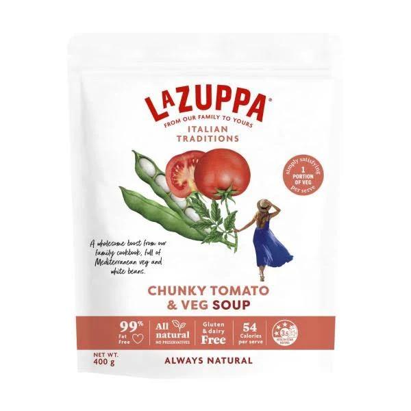 La Zuppa Soup Pouch Italian Style Tomato & Vegetable 400g