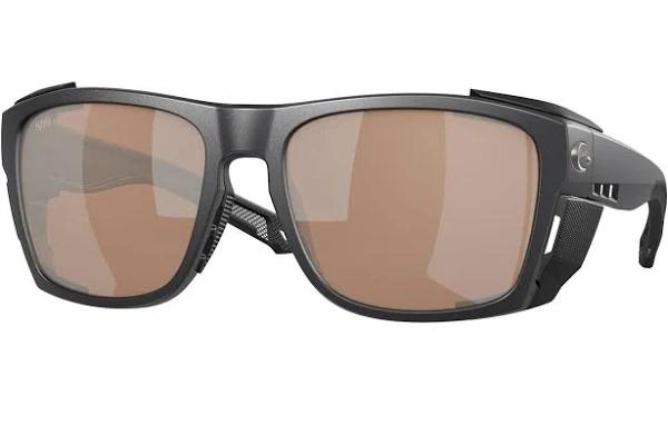 Costa Del Mar King Tide 6 Sunglasses Black Pearl / Copper Silver Mirror Polarized