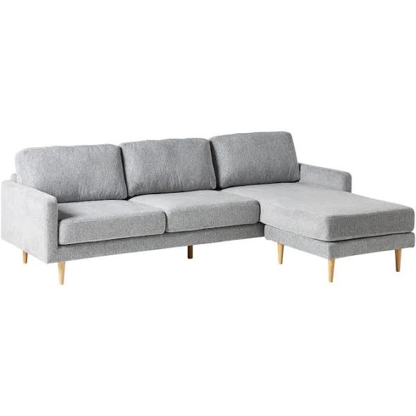 Boden 3 Seater Sofa with Reversible Chaise Grey | Aragon Grey | Upholstery | Early Settler Furniture