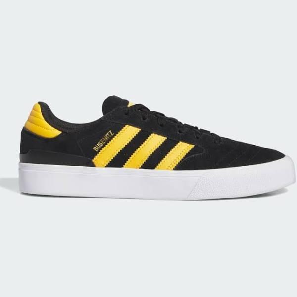 Adidas Busenitz Vulc 2.0 Shoes Black / Preloved Yellow / White M 13 / W 14 - Men Skateboarding Trainers