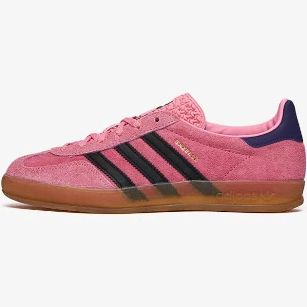 adidas-Gazelle Indoor Shoes-Women-Bliss Pink / Core Black / Collegiate purple-6