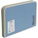 Otto Recycled Zip Expansion File Blue