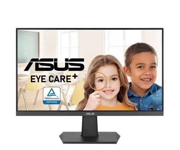 Asus VA24EHF 23.8 Eye Care Gaming Monitor IPS, Full HD, Frameless, 100Hz, Adaptive-Sync, 1ms MPRT, HDMI, Low Blue Light, Flicker Free, Wall Mountable