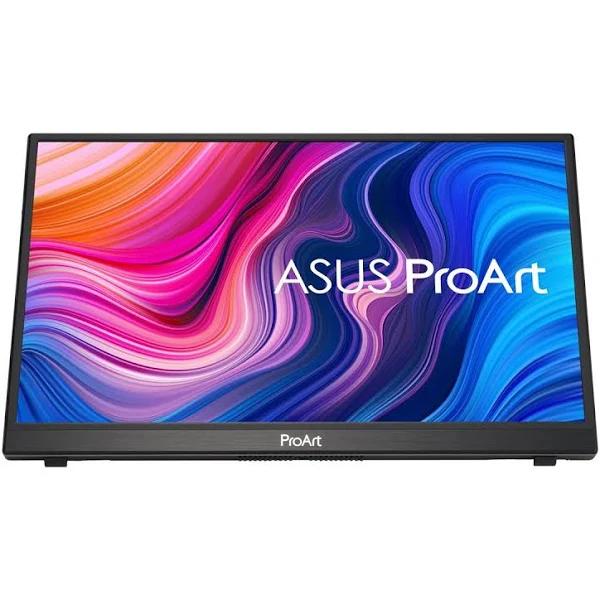 Asus ProArt Display 14” 1080P Portable Touchscreen Monitor (PA148CTV) - Full HD, IPS, 100% sRGB/Rec.709 Calman Verified, USB-C Power Delivery, Micro