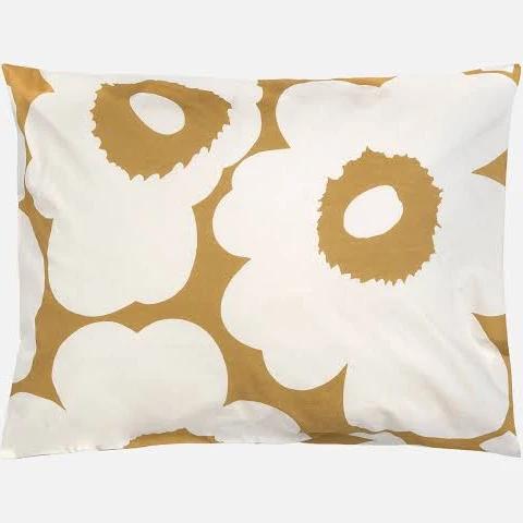 David Jones Marimekko Unikko Pillow Case 50X70/75Cm in Sand/Off White, Size Standard