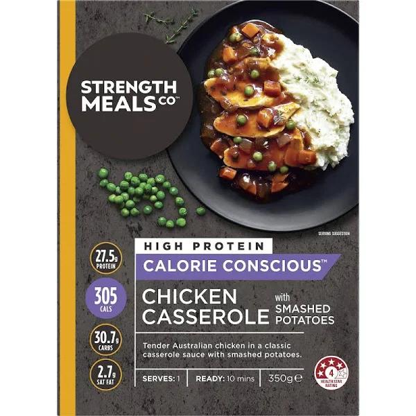 Strength Meals Co Chicken Casserole with Mashed Potatoes 350g