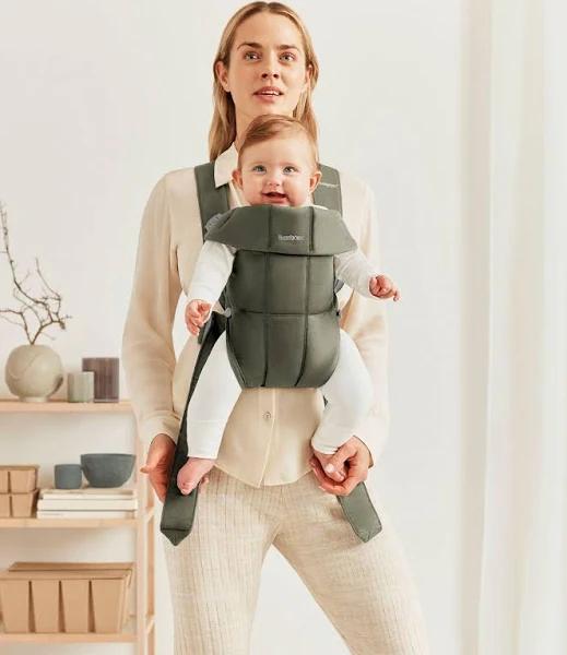 BabyBjörn - Mini Cotton Baby Carrier - Dark Green