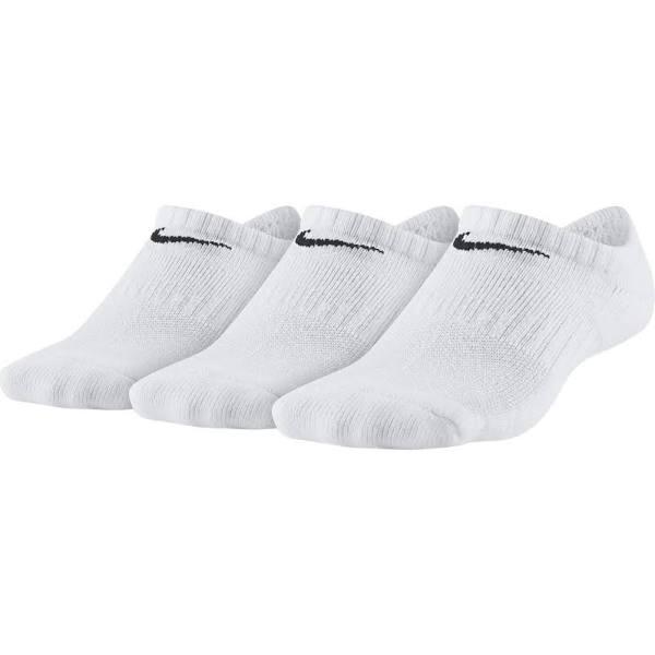 Nike Performance Cushioned No Show Socks 3pk - White