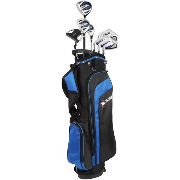 RAM Golf EZ3 Mens Golf Clubs Set With Stand Bag - Graphite/Steel Shafts - Lefty