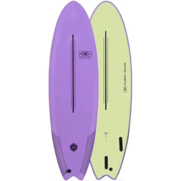 Ocean and Earth Ezi Rider 6'6" Softboard - Violet