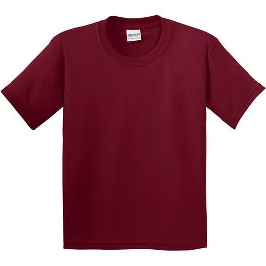 Gildan Youth Unisex Heavy Cotton T-Shirt Cardinal L