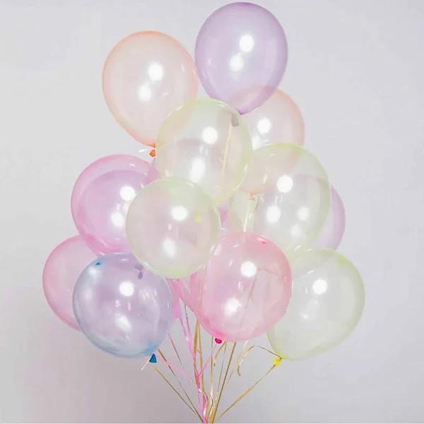 Bulk Latex Balloons 25/30cm Crystal Bubble Balloons Party Wedding Birthday Decor