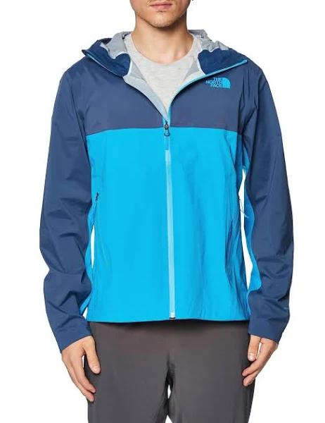 The North Face West Basin DryVent Jacket with Biobased Membrane Dark Blue Light Blue - XL