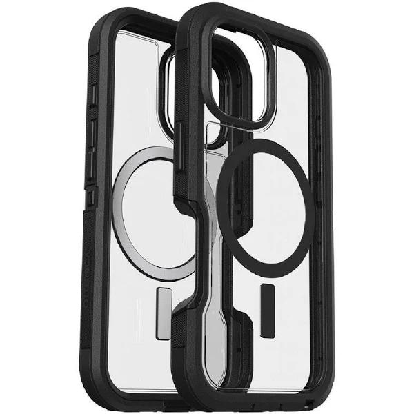 [77-96112] Defender XT MagSafe Apple iPhone 16 Pro Case Clear/Black, DROP+ 5x