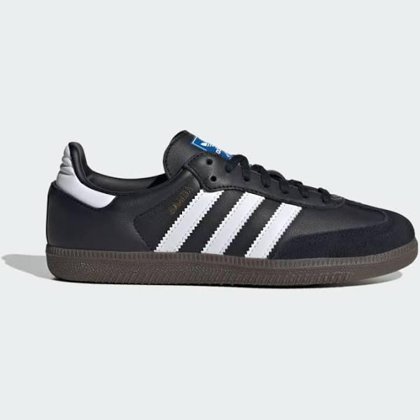 Adidas Kids Samba OG J GS Black / White / Gum Shoes - Size 7K - Cblack/ftwwht/gums