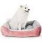 All Day Modern Luxe 2.0 Quilted Dog Basket Pink L-81x61x18cm