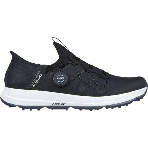 Skechers Go Golf Elite 5 Twist Slip In Spikeless Golf Shoes - Black/White - Size: 9 M