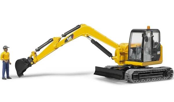 Bruder Mini Excavator With - Worker