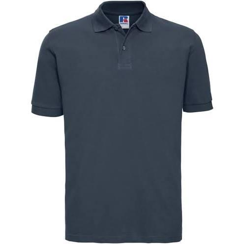 Russell Mens 100% Cotton Short Sleeve Polo Shirt (French Navy) (2XL)