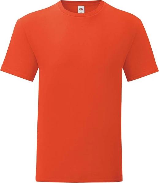 Fruit of The Loom Mens Iconic T-Shirt (Flame) (3XL)