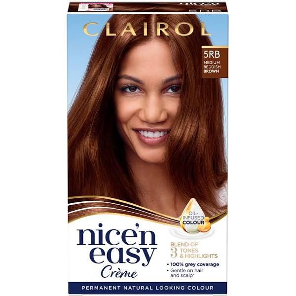 Clairol Nice'n Easy Hair Dye 5RB Medium Reddish Brown