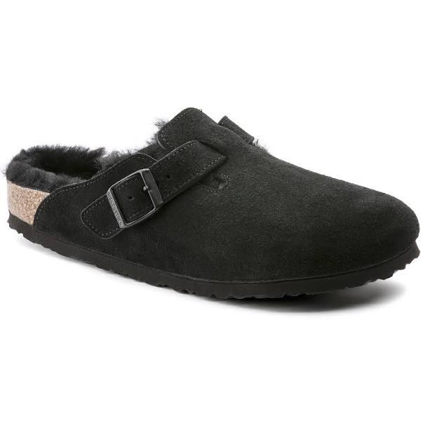 Boston Shearling | Black Suede 35 / Regular