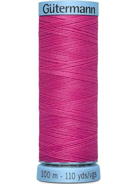 Gutermann Silk Thread #733 Cyclamen Pink, 100m Spool (S303)