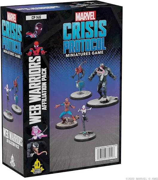 Marvel Crisis Protocol Web Warriors Affiliation Pack