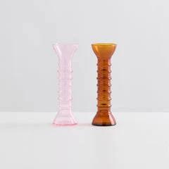 Maison Balzac Josephine Vase Duo Pink & Amber