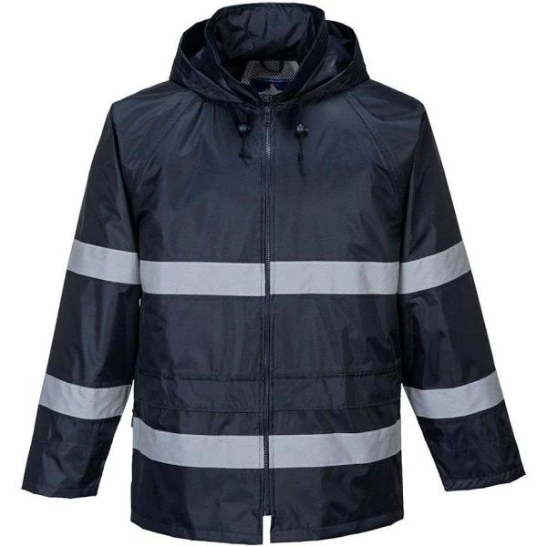 Portwest Mens Classic Iona Raincoat Navy XXL