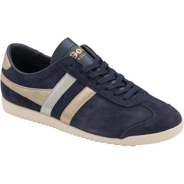 Gola Women's Bullet Mirror Trident Womens Trainers - Navy Silver