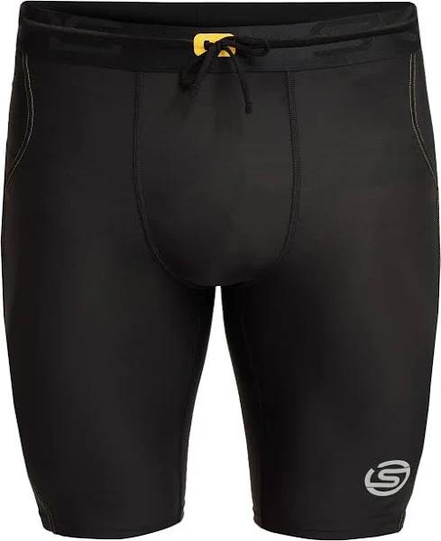 Skins Series 3 Half Tights Black Mens