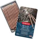 Derwent Metallic Pencils Tin of 12