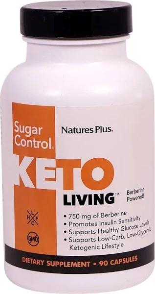 Nature's Plus Keto Living Sugar Control - 90 Capsules