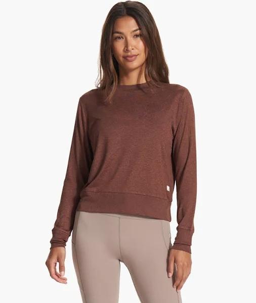 Women's Daydream Crew by Vuori T-Shirt | XS | Mulberry Heather | Lightweight | Ultra Lightweight | Breathable | Moisture-Wicking