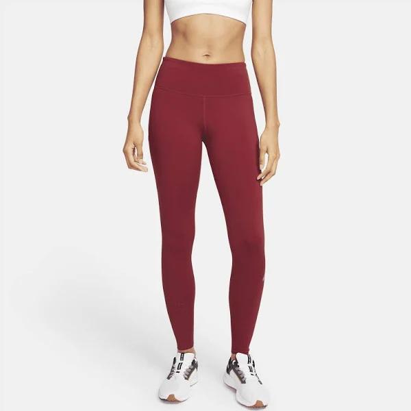 Nike Epic Luxe Mid Rise Leggings Red S / Regular Woman