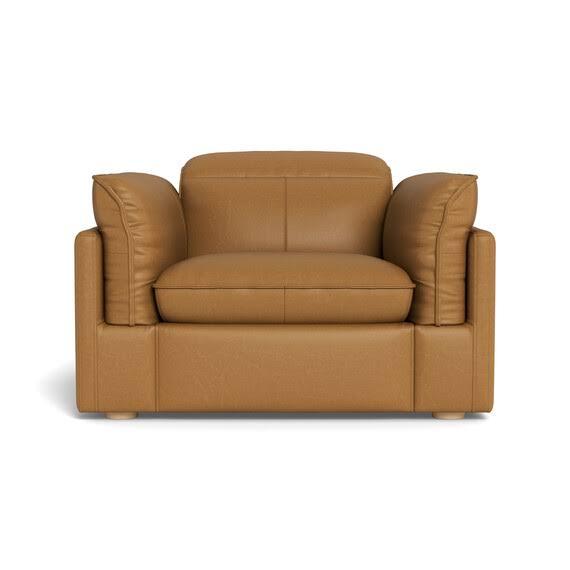 Sorrento Leather Electric Recliner Armchair Taffy by Freedom