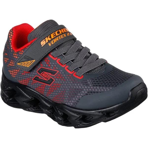 Skechers Junior Boys Vortex 2.0 Trainers 10K UK / Charcoal