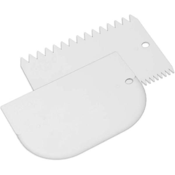 Mondo Icing Comb & Bowl Scraper 2 Piece