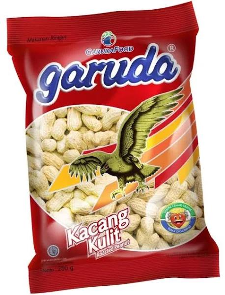 Garuda Kacang Kulit 250 Gram Roasted Peanuts Original Flavour