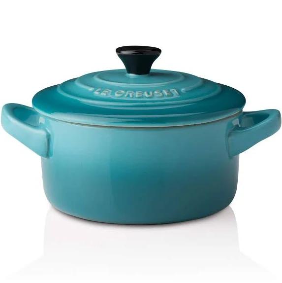 Le Creuset Stoneware Mini Round Casserole Caribbean Blue