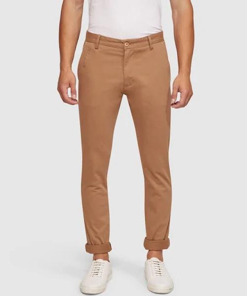 Oxford Stretch Skinny Fit Chinos in Brown 86