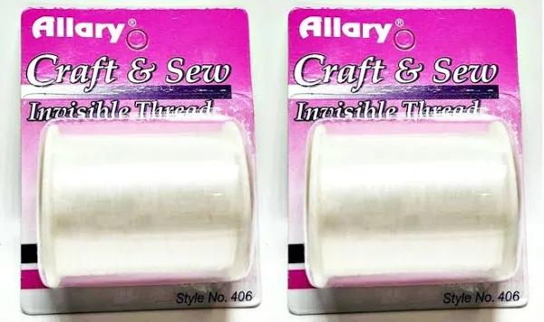 Allary - Transparent Nylon Thread 150yd Clear