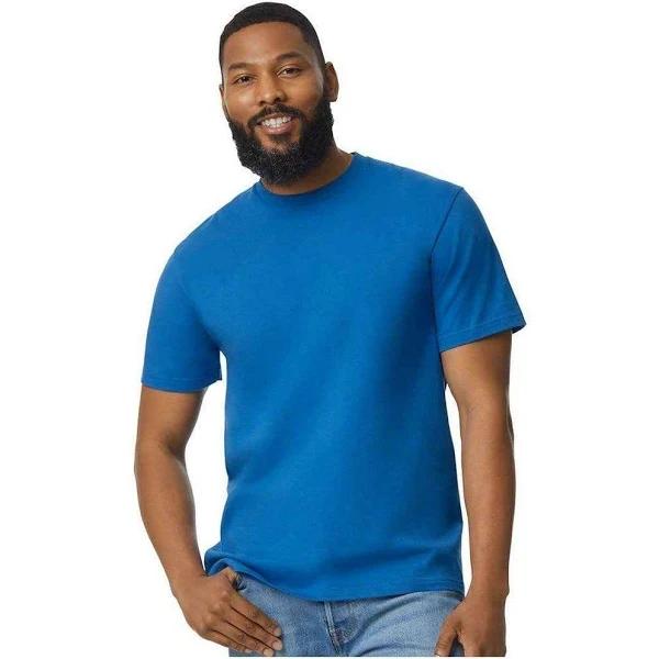 Gildan Mens Cotton Lightweight T-Shirt Royal Blue S Cotton Mens T-Shirt