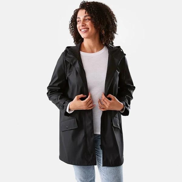 Kmart Rain Coat - Black Size: 18